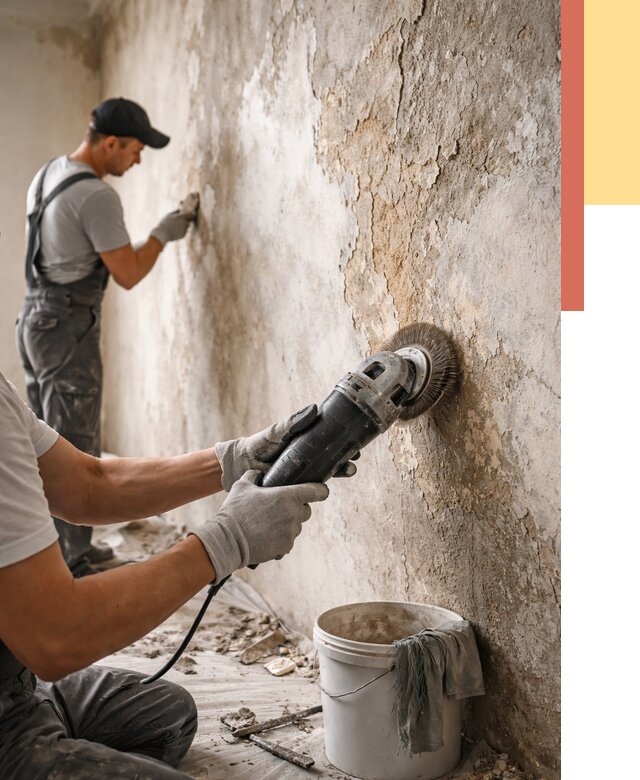 Снятие и удаление краски со стен в Благовещенске от 2133 руб. — ОТДЕЛОЧНИК-Бгн