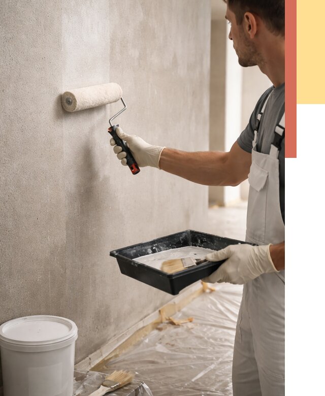 Грунтовка стен в Благовещенске от 2235 руб. м2 — быстро, недорого, с материалом | ОТДЕЛОЧНИК-Бгн