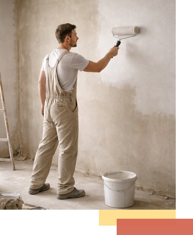 Грунтовка стен под отделку в Благовещенске профессиональным раствором