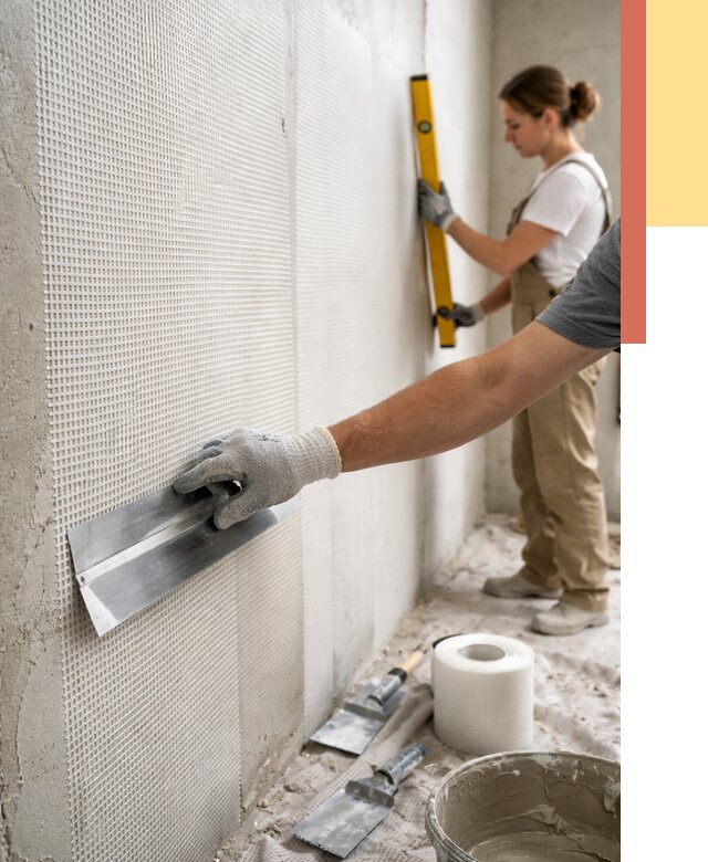 Армирование стен стеклосеткой в Благовещенске от 3250 руб. под ключ | ОТДЕЛОЧНИК-Бгн