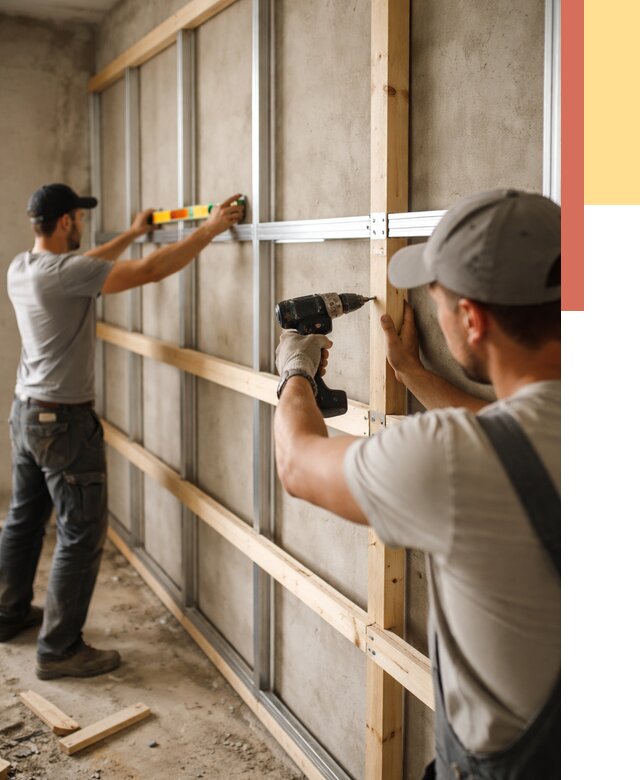 Устройство обрешетки под панели в Благовещенске от 2133 руб. — монтаж под ключ | ОТДЕЛОЧНИК-Бгн