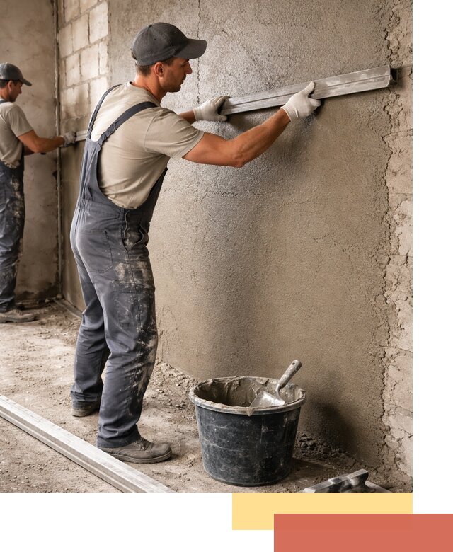Штукатурка стен цементно-песчаная в Благовещенске профессионально
