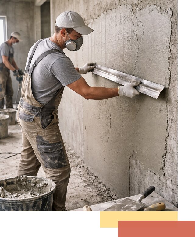 Штукатурка бетонных стен в Благовещенске качественно и долговечно