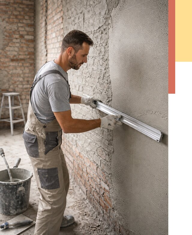 Штукатурка кирпичных стен в Благовещенске от 4571 руб/м2 — быстро и недорого | ОТДЕЛОЧНИК-Бгн