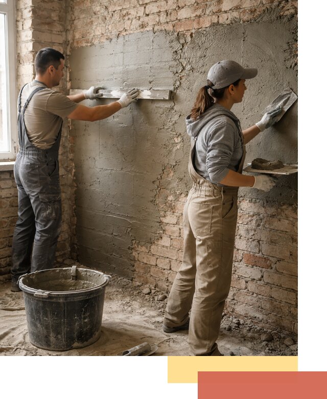 Штукатурка кирпичных стен в Благовещенске — качественно и надежно