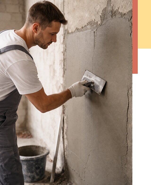 Штукатурка стен под плитку в Благовещенске от 4266 руб./м2 — выравнивание под плитку | ОТДЕЛОЧНИК-Бгн