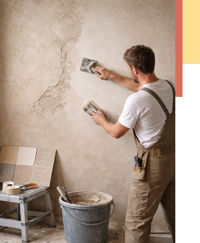 Ремонт декоративной штукатурки в Благовещенске от 4571 руб. под ключ | ОТДЕЛОЧНИК-Бгн