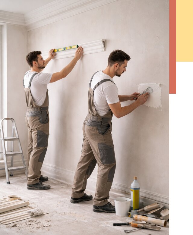 Монтаж лепнины на стены в Благовещенске от 4571 руб. — недорого, быстро | ОТДЕЛОЧНИК-Бгн