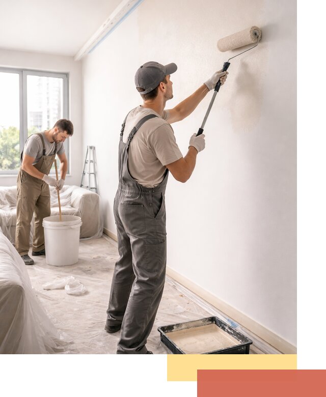 Покраска стен в офисе в Благовещенске — быстрый и качественный ремонт