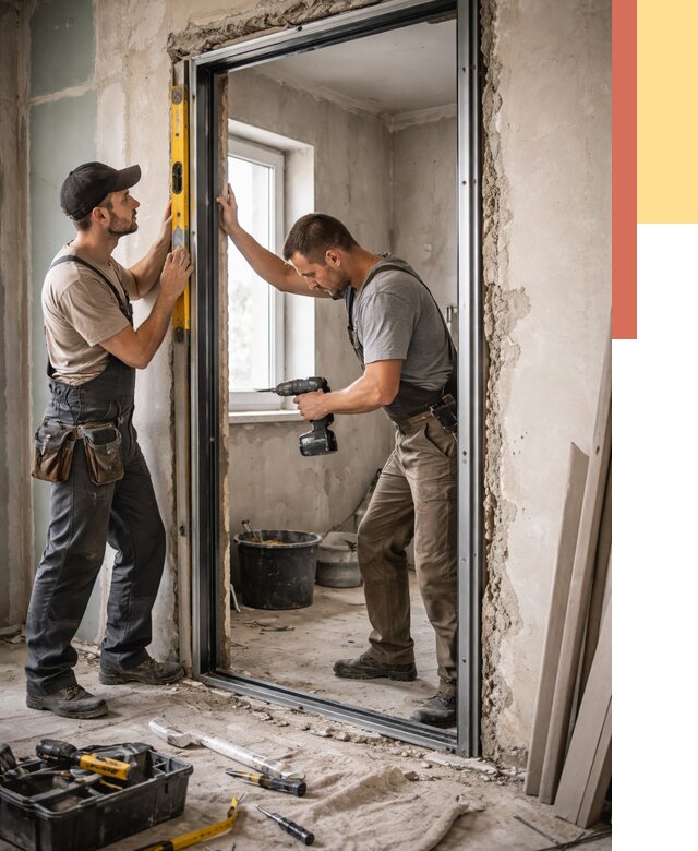 Закладка дверного проема в Благовещенске от 3555 руб. — быстро и недорого | ОТДЕЛОЧНИК-Бгн