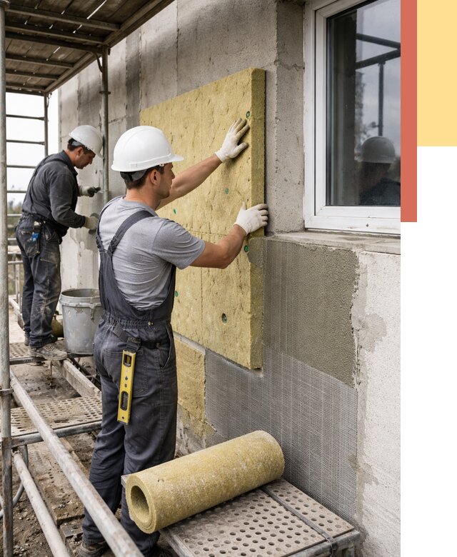 Утепление стен в Благовещенске от 4368 руб. под ключ — быстро и недорого | ОТДЕЛОЧНИК-Бгн