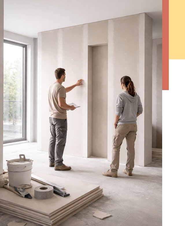 Зонирующая перегородка из гипсокартона в Благовещенске от 2844 руб. под ключ | ОТДЕЛОЧНИК-Бгн