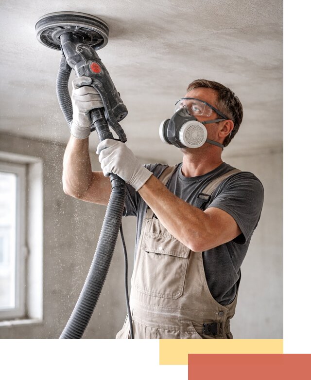 Шлифовка потолка в Благовещенске — качественная подготовка под отделку