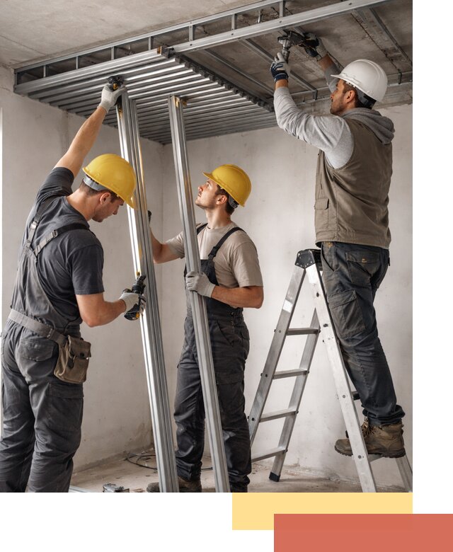 Монтаж реечного потолка под ключ в Благовещенске