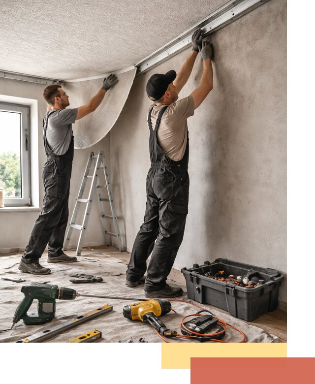 Монтаж фактурного натяжного потолка в Благовещенске качественно и быстро