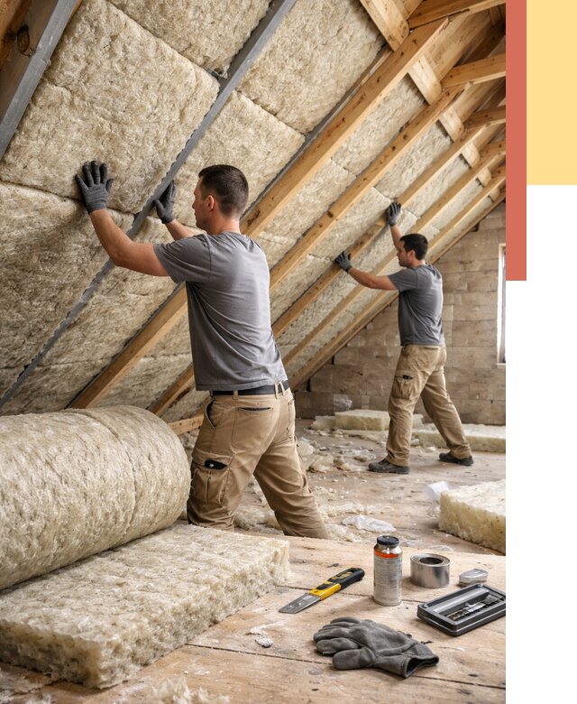 Утепление потолка минватой в Благовещенске от 1473 руб. — быстро и недорого | ОТДЕЛОЧНИК-Бгн