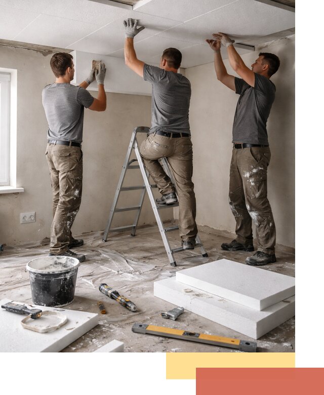 Утепление потолка пенопластом в Благовещенске быстро и качественно