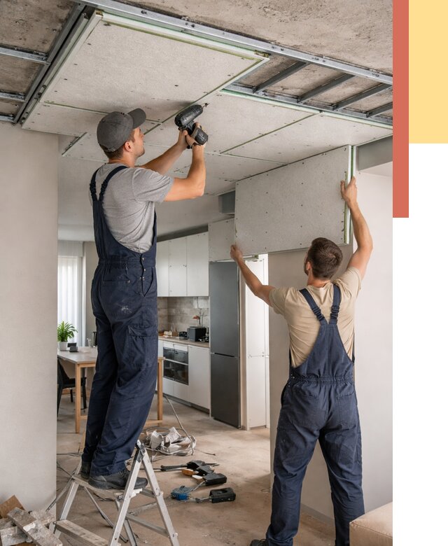 Шумоизоляция потолка панелями зипс в Благовещенске от 1879 руб. под ключ | ОТДЕЛОЧНИК-Бгн